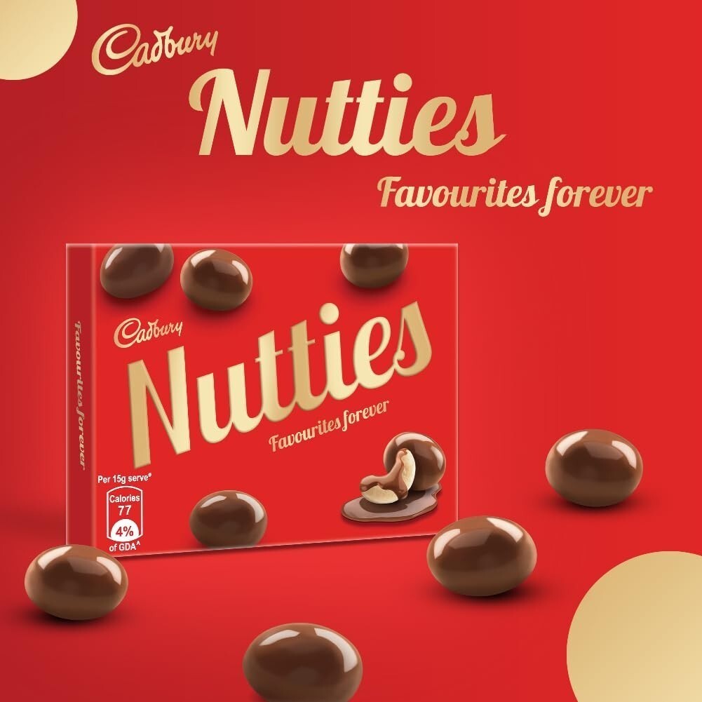 Nutties Milk Chocolate with Nuts 30g x 4 | Original & Tasty