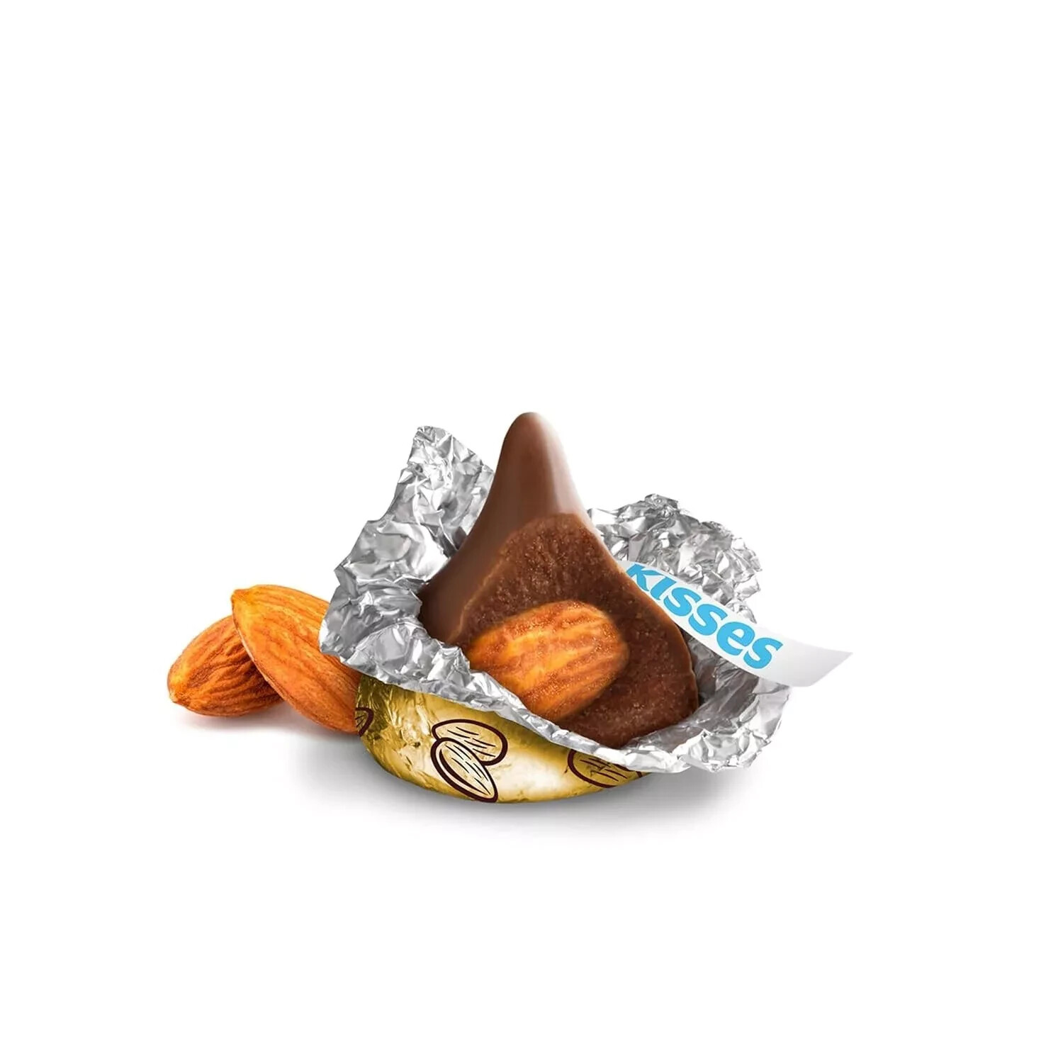 HERSHEY’S Kisses Milk Chocolate With Almonds, Bulk & Delicious Candy (5 Pounds)