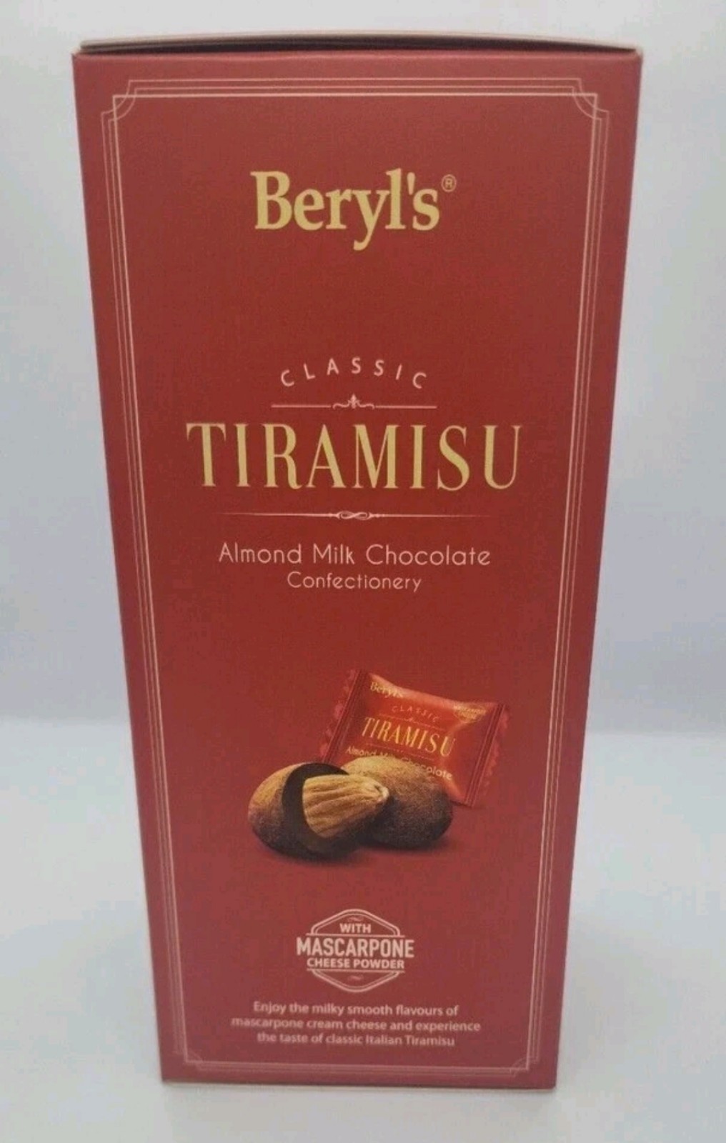 30 PCS Beryl’s Tiramisu Chocolate Almond Milk Beryls 180g