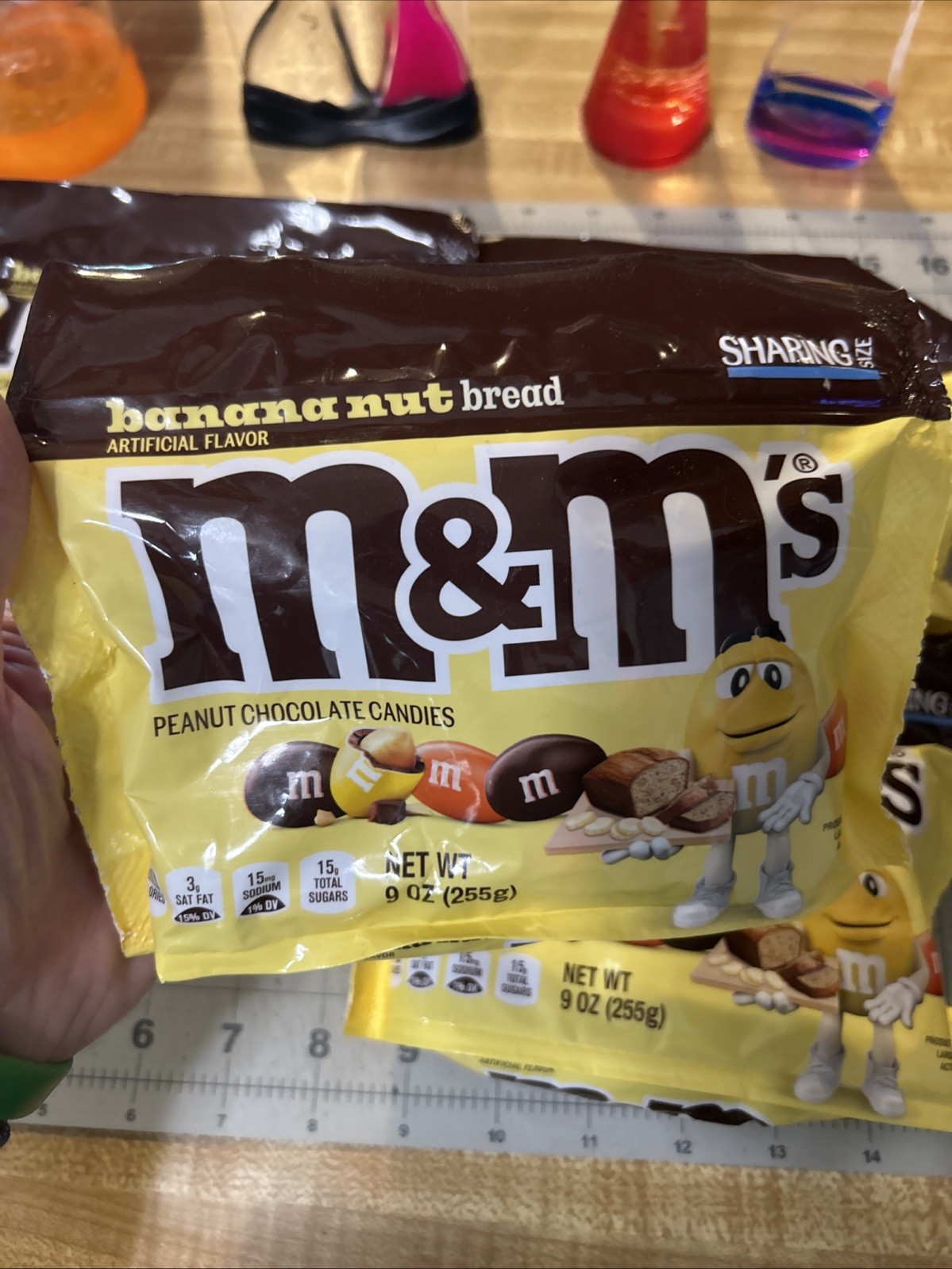 2 x Bags M&M’s Banana Nut 9oz Sharing Size Bags – Limited Edition 3/2027 VHTF