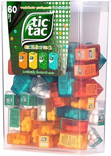 TIC TAC Box Lilliput with 60 Mini Boxes (each 3.9 GRAMS), SET of 4 BOXES