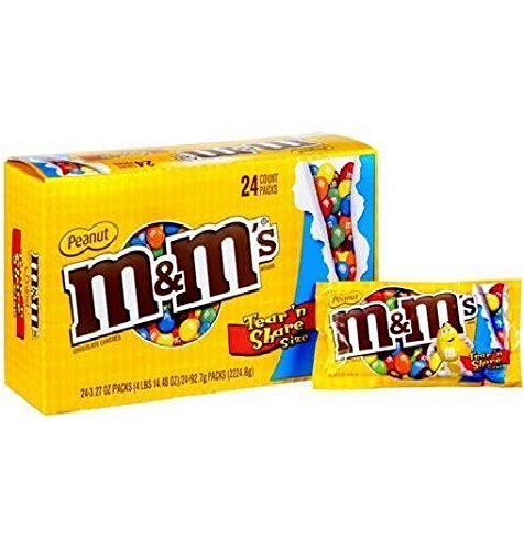 M&M Peanut King Size – 24 Count