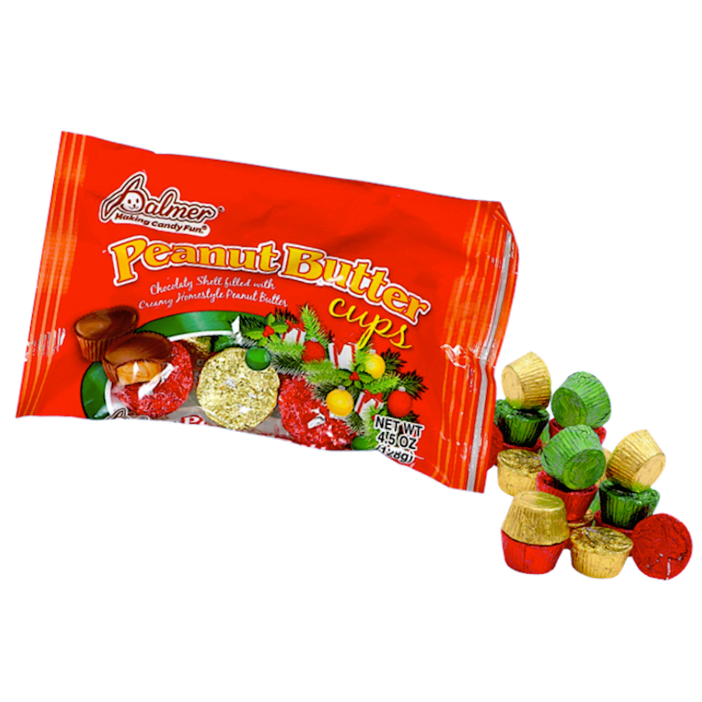 Palmer`s🎄Christmas Seasonal Edition Peanut Butter Cups 4.5-oz. Bag