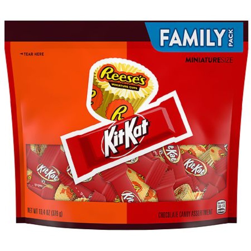 Kit Kat & Reese’s Miniatures Family Pack 13.4 oz