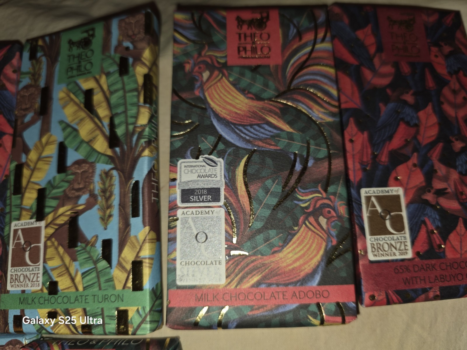 Theo & Philo Artisan Chocolate Bar Bundle Set of 9 Rare Philippine Import NIB