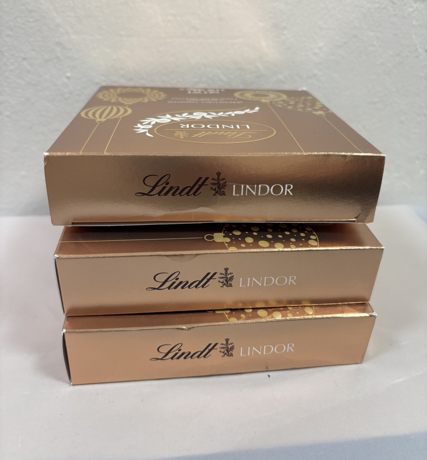 Luxury Lindor Chocolate Truffles Assorted 7 Pieces in Each Box (lot of 3) T-1