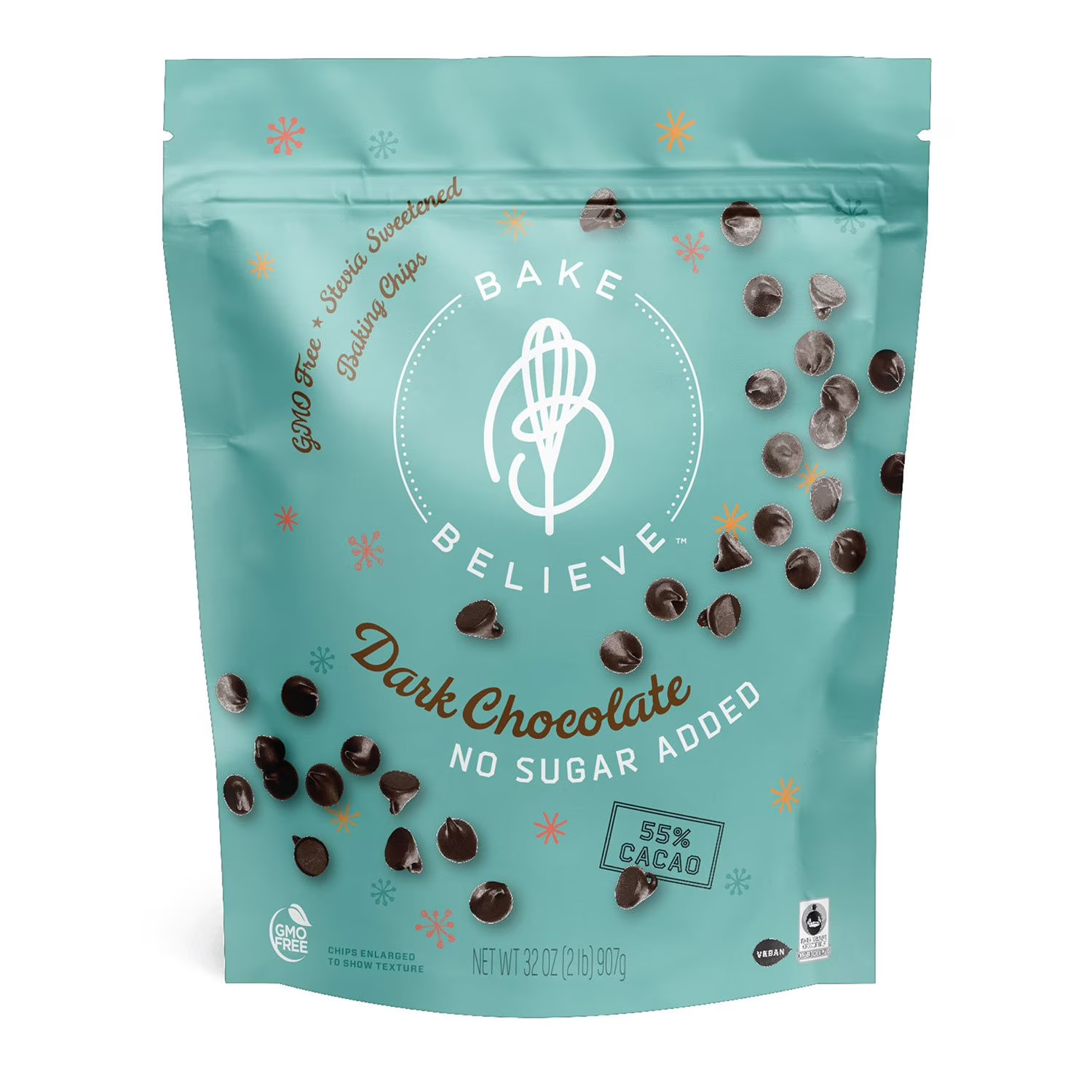 Bake Believe Dark Chocolate Chips, 32 oz FREE FAST SHIPPING