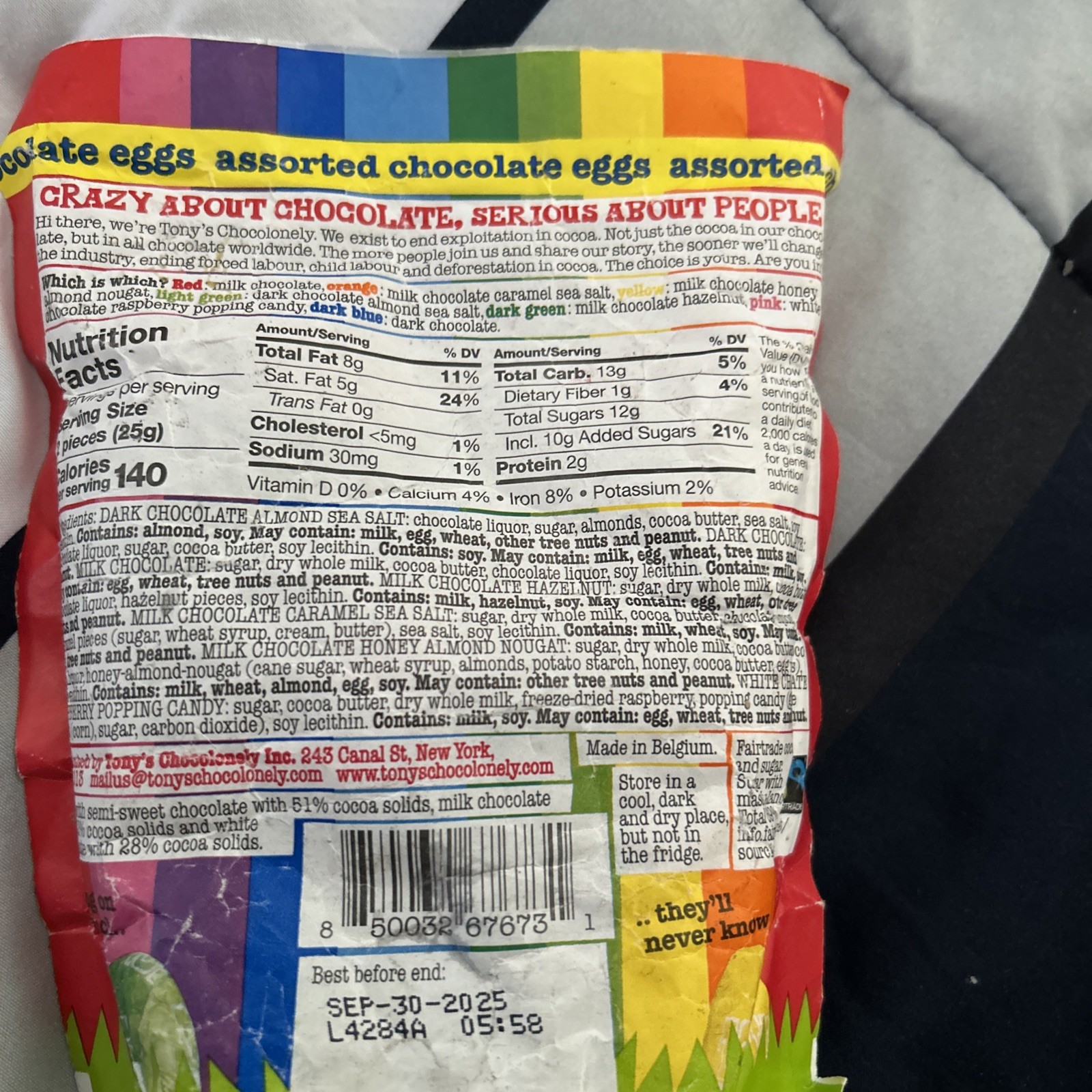 Tony’s Chocolonely Egg-stra Special Chocolate Eggs 14 Mini Eggs