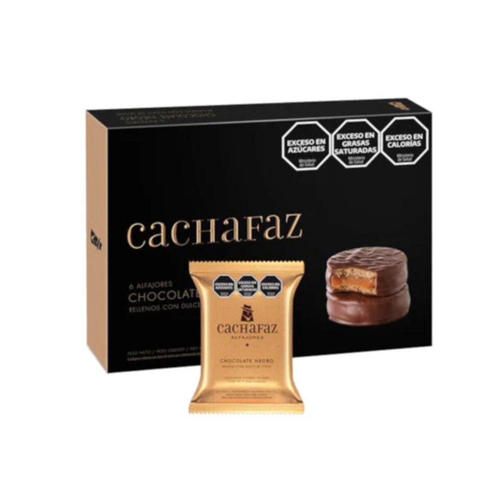 Alfajor Cachafaz Chocolate 12 units