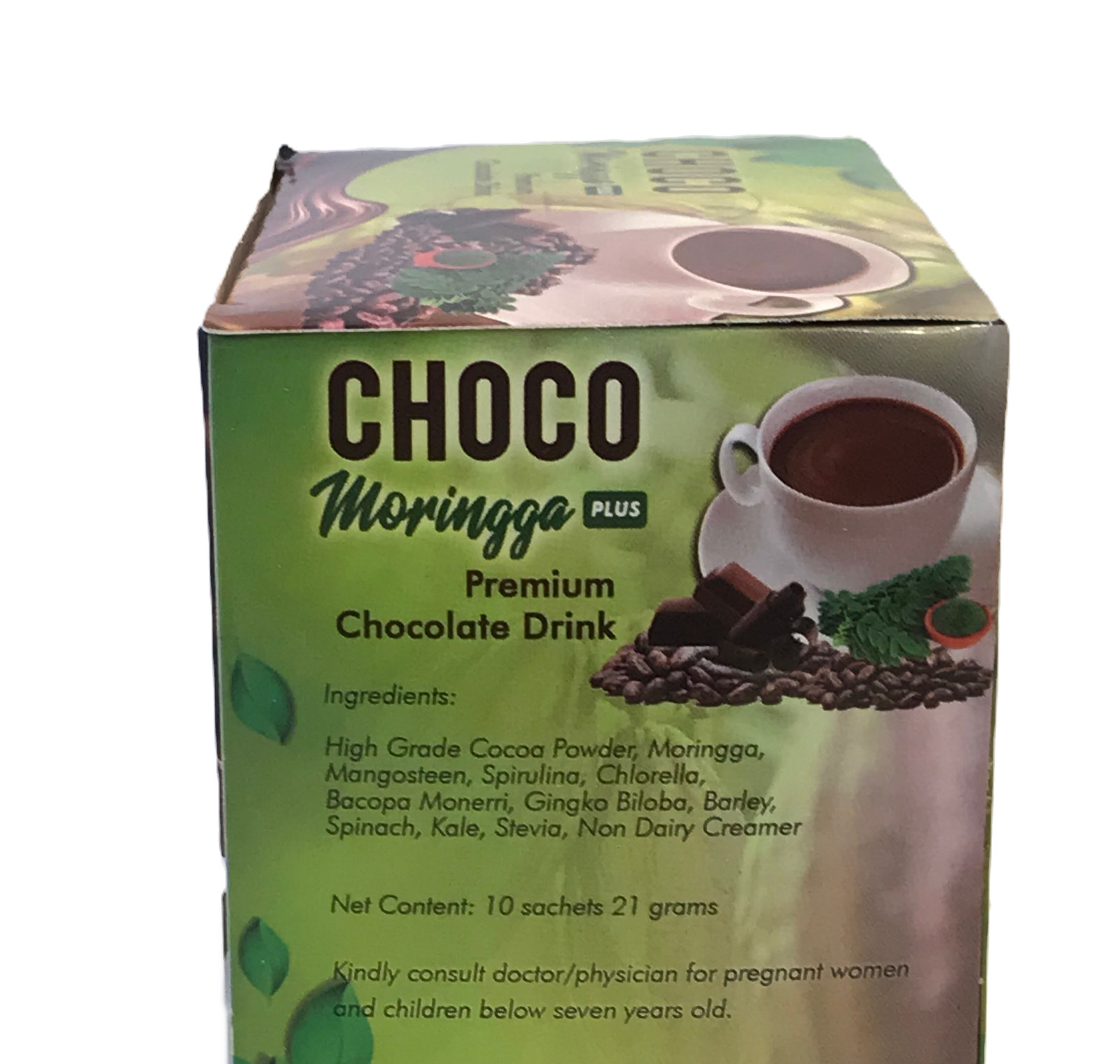 1 Box Choco Moringga Plus Premium Chocolate Drink