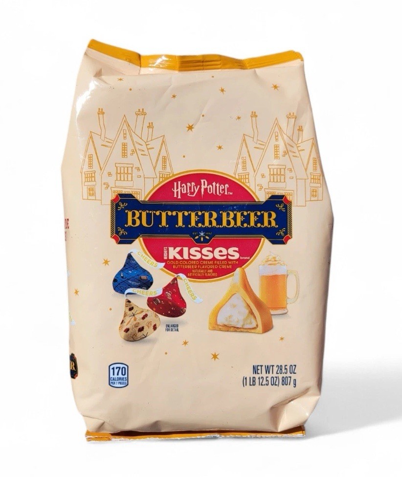 Hershey’s Kisses HARRY POTTER BUTTERBEER Chocolate 28.5 oz Bag Limited Edition