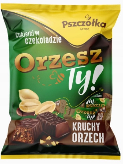 Pszczolka CRUNCHY NUT Chocolate – Bag 1 KG / 35.2oz