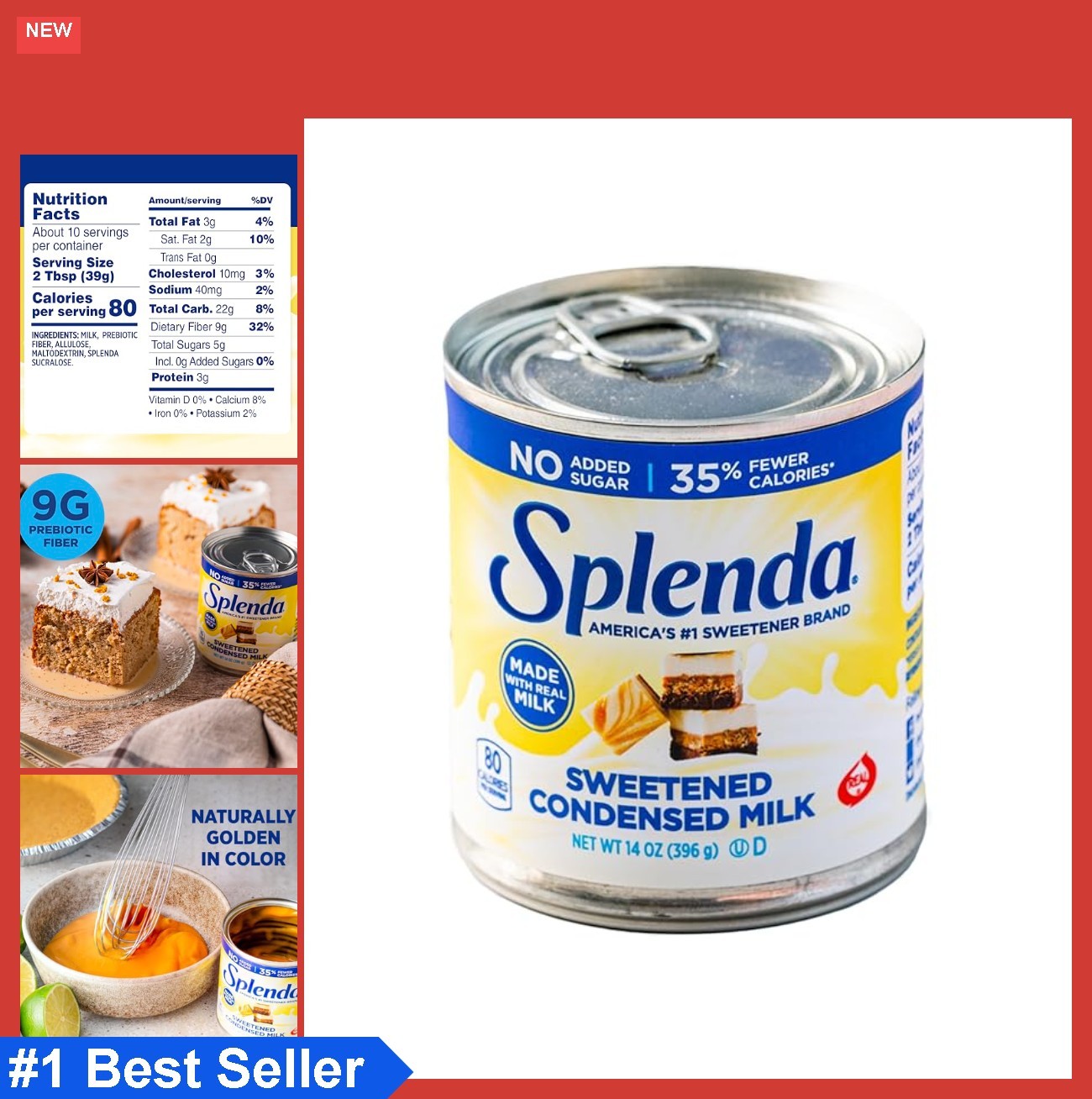Sugar Free Condensed Milk 14 Oz Can Reduced Calorie No Sugar Added Baking Recipe