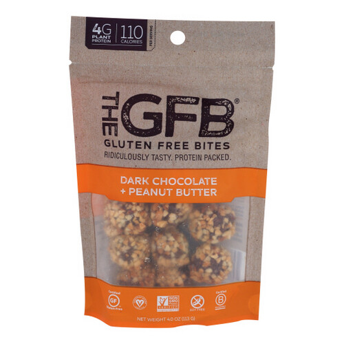 Bites Drk Choco Pbtr 4 Oz(Case Of 6) By The Gfb
