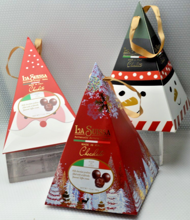 LA Suissa Assorted Milk Chocolate Filled w/Toffee Cream 200g/7.1 Oz. (Italy)