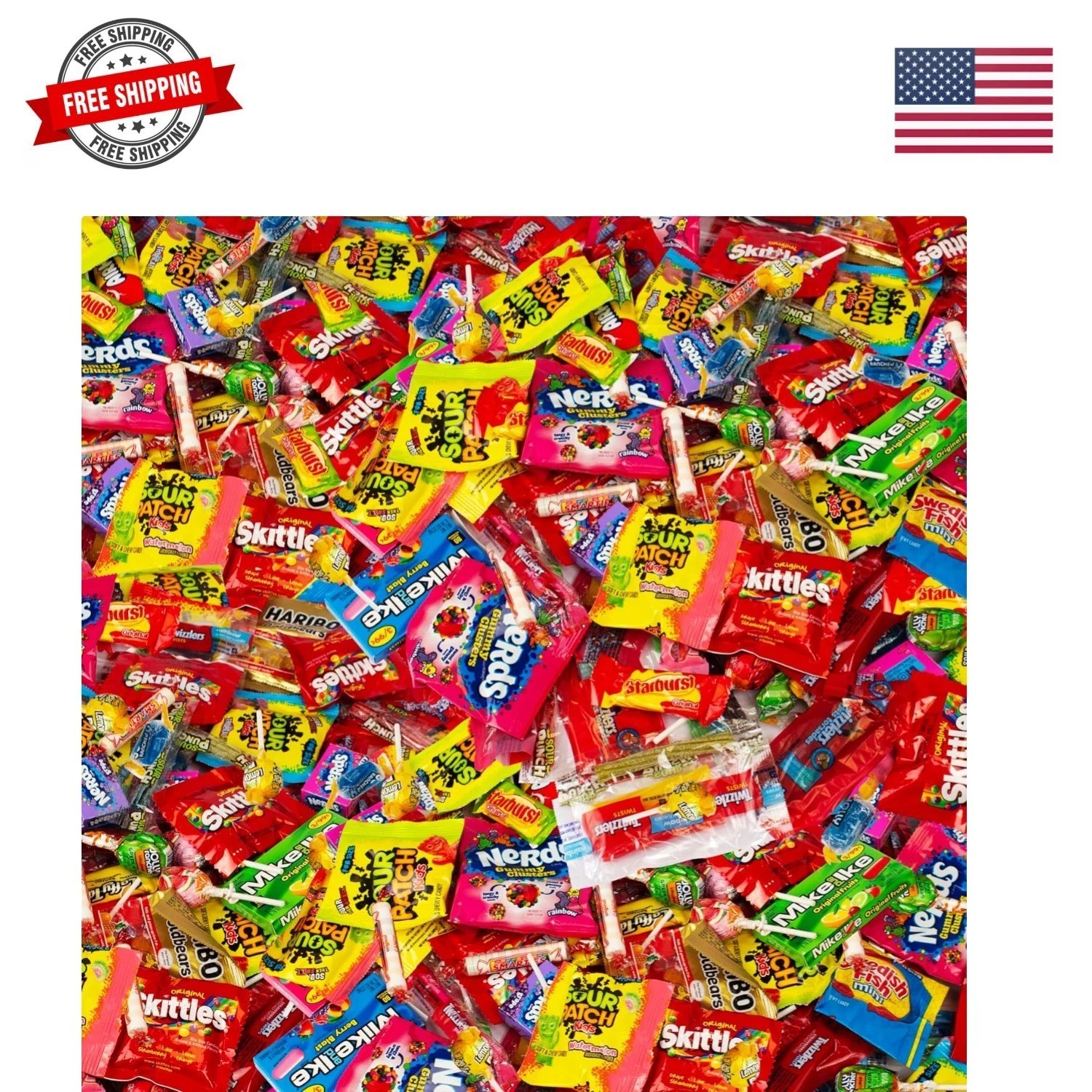 Bulk Candy Variety Pack – 5 LB Ultimate Assorted Fruit Flavored Candies, Chew…