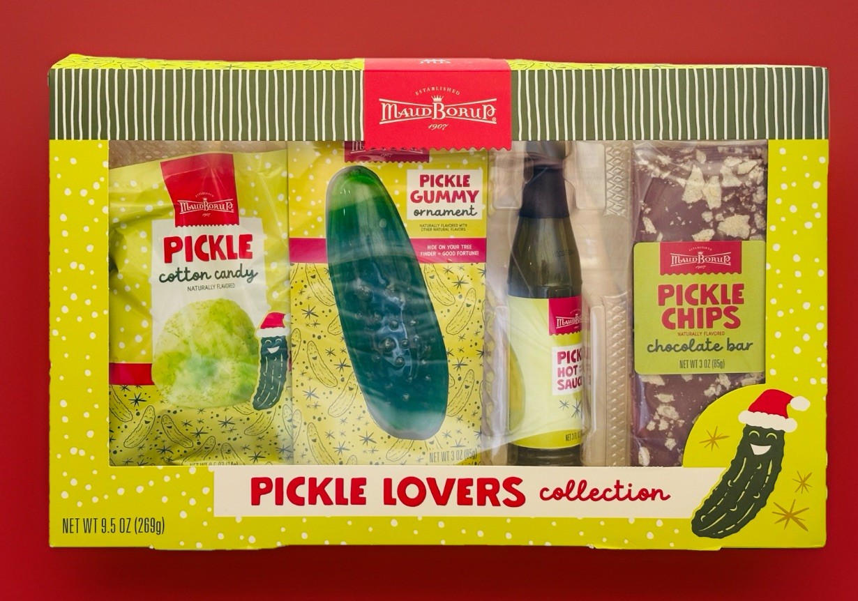 Pickle Lovers Collection: Pickle Chips-Hot Sauce-Gummy-Cotton Candy Maud Borup