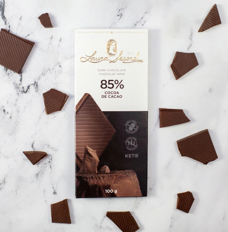 Laura Secord 85% Cocoa Dark Chocolate Bar