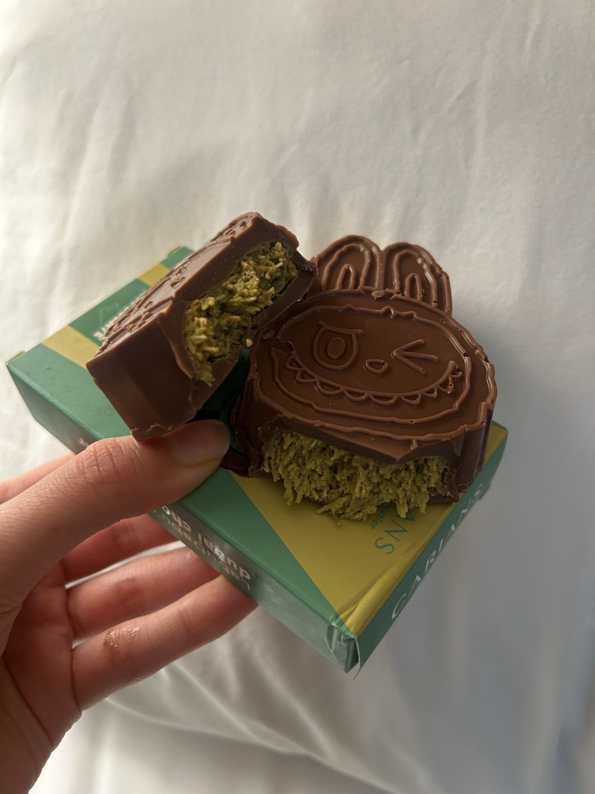 Labubu Dubai Chocolate Character Shaped- Belgian Chocolate Box