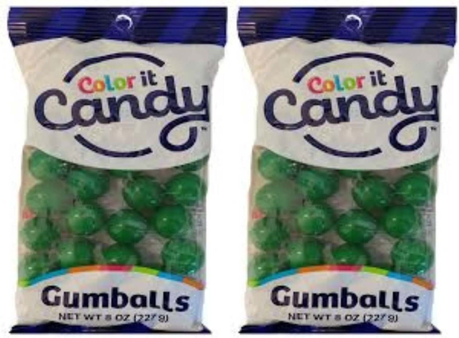 Gumballs Large 1 inch 1 LB. Choose Color Green Blue Red Gold Buy MORE BULK SAVE