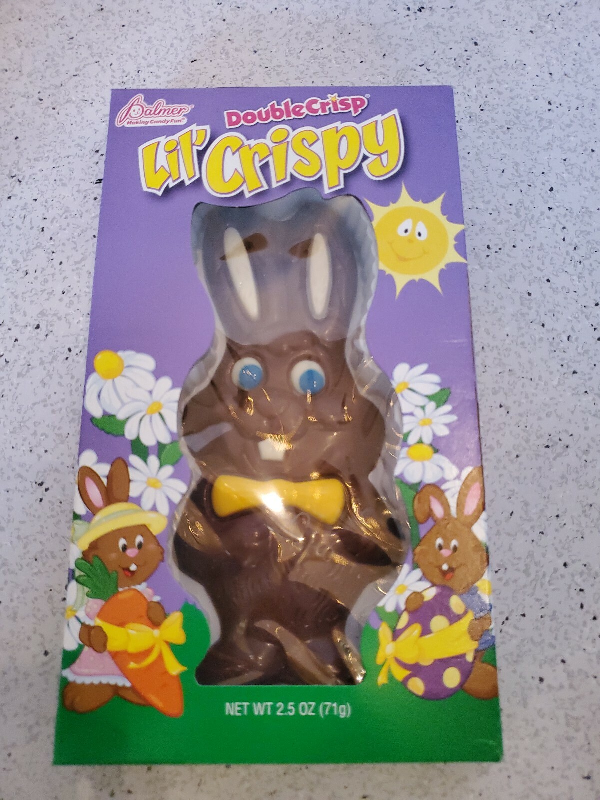 Palmer Double Crisp Lil Crispy Milk Chocolate Easter Bunny~2.5oz~New-SHIP 24HRS