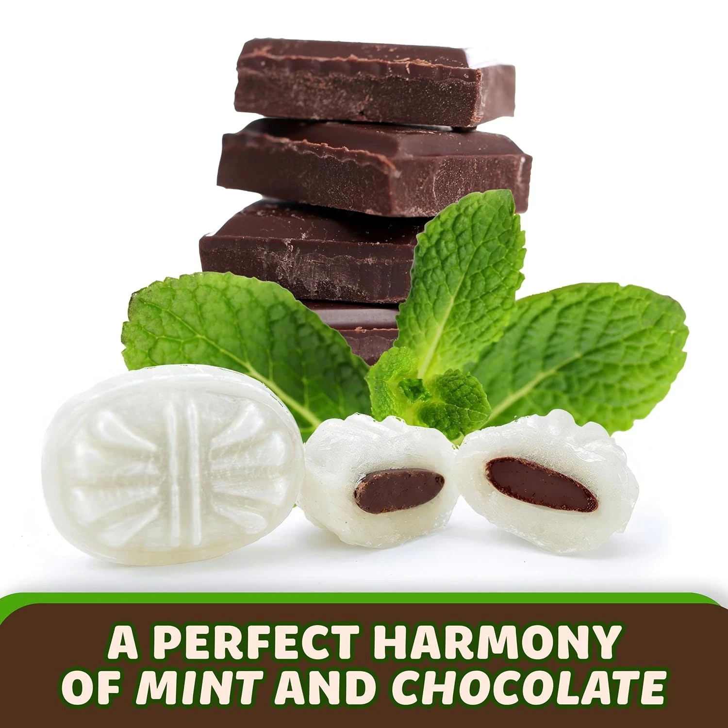 Arcor Chocolate Filled Mints, Individually Wrapped, Bulk Hard Candy (5 Pounds)