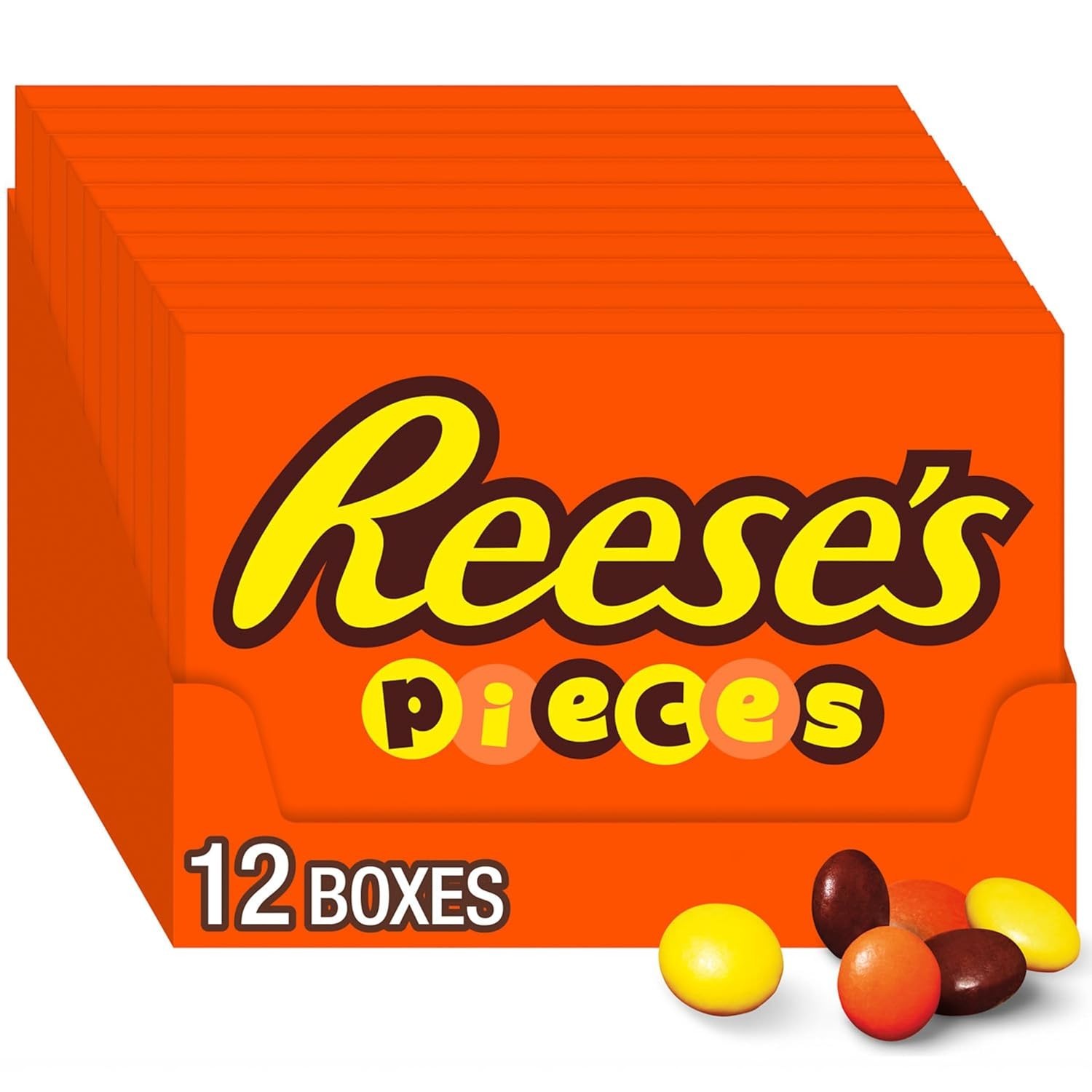 Gourmet Crunchy Shell Peanut Butter Candy – 4oz Boxes, 12 Count for Celebrations
