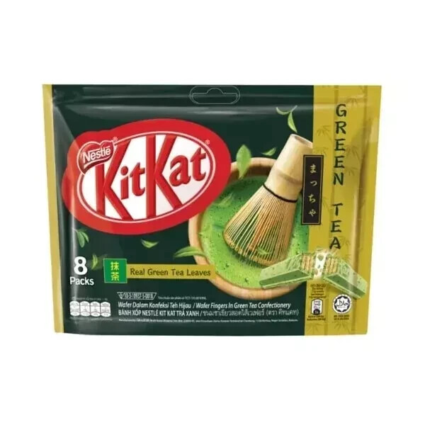 Nestle Kit Kat Green Tea 8 x 17g , 136g Free Shipping World Wide