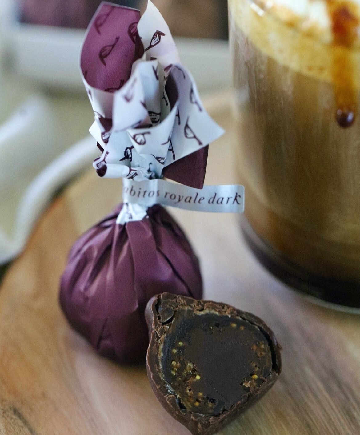 Rabitos Royale Individually Hand Wrapped Dark Chocolate Figs – 30 Pieces