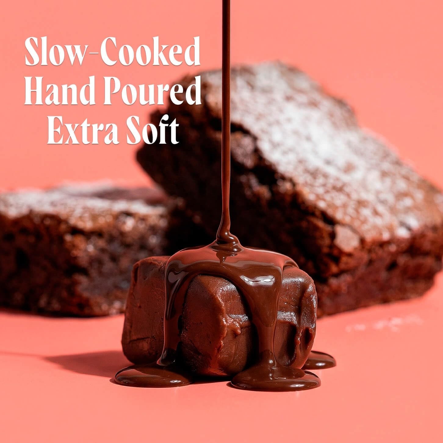 Gourmet Chocolate Brownie & Peanut Butter Caramels 2 Pack | Individually Wrap…
