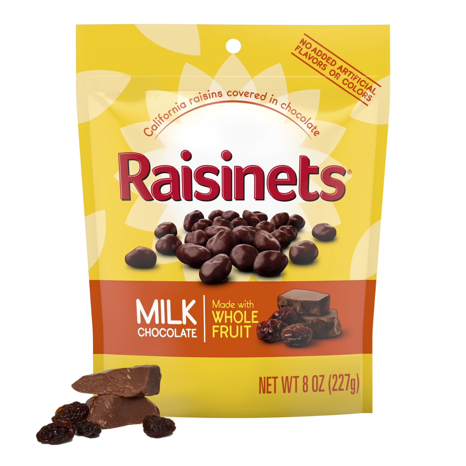 Raisinets Milk Chocolate Covered Raisins 8.0 Oz Bag New