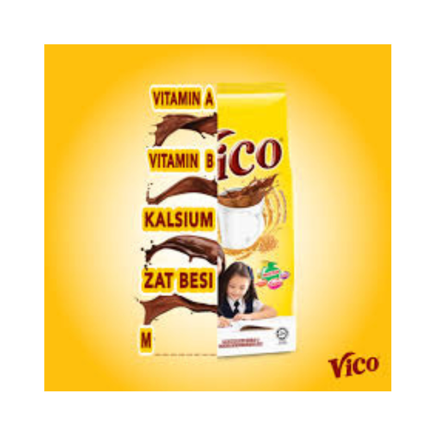 Vico Chocolate Malt Drink High Protein Product Of Malaysia 2kg Free Shipping