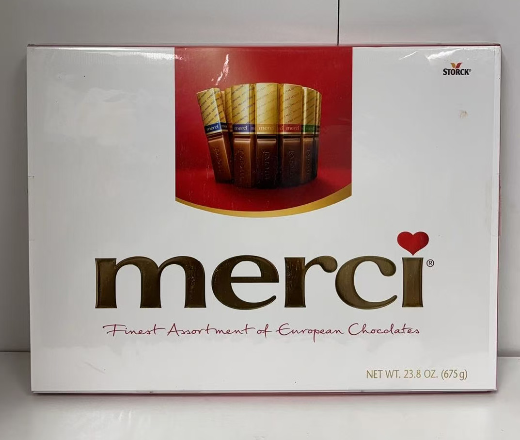Merci Finest Assortment of European Chocolates 23.8 oz, 8 Varieties, 54 Pieces