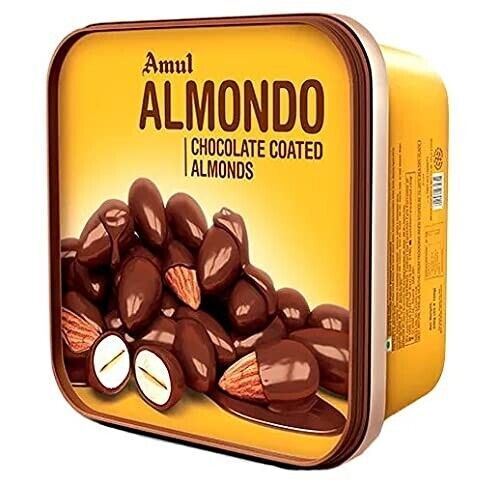 AMUL ALMONDO Chocolate 200gm Box