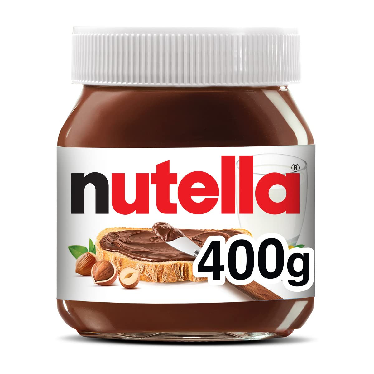 Creamy Chocolate Hazelnut Spread with Cocoa, Sweet Topping for Breakfast and Des