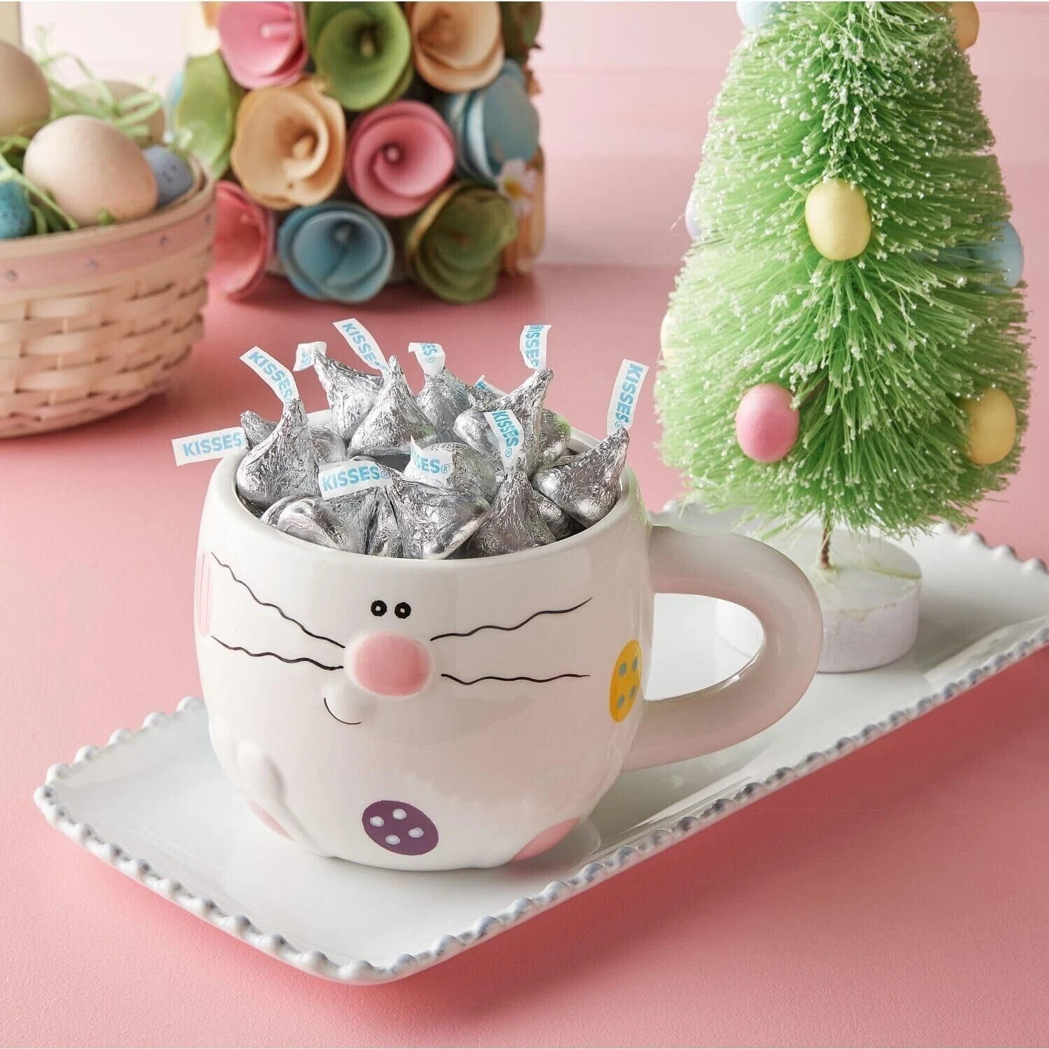 Hershey’s Kisses Milk Chocolate Silver Foil, Bulk Fresh Holiday Candy (5 Pounds)