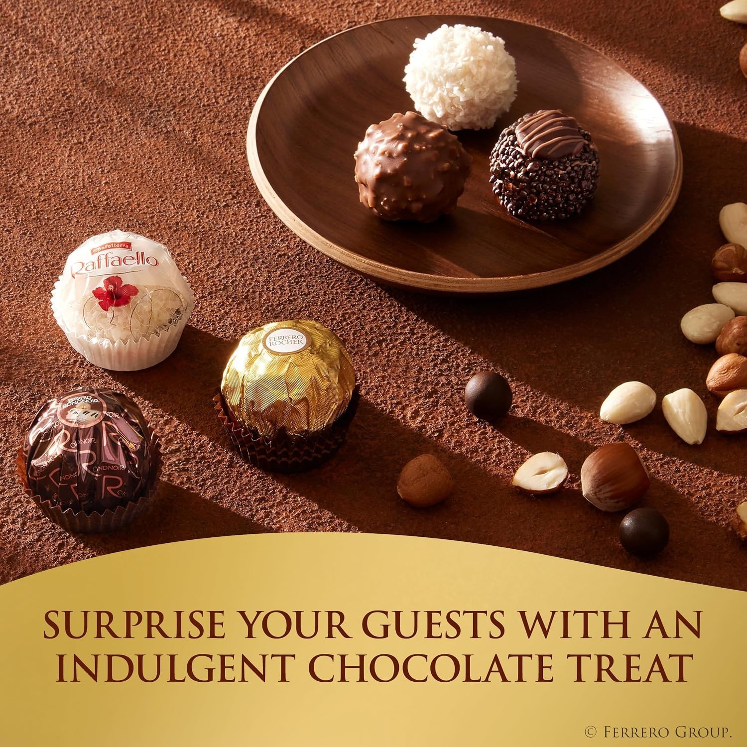 Collection, Assorted, Hazelnut, Dark Chocolate and Coconut, 48 Count Treats…