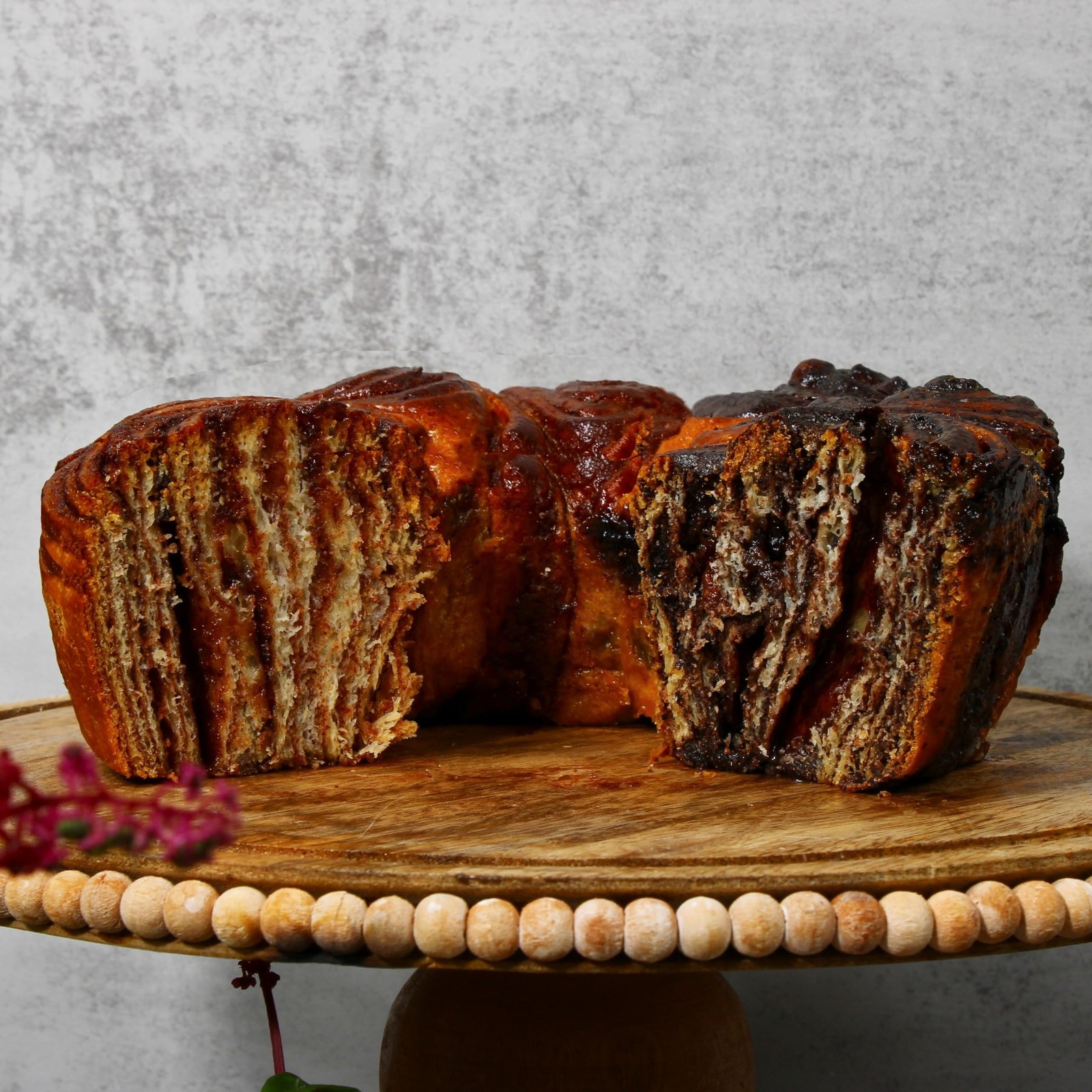 Chocolate N’ Cinnamon Babka Cake | 32 Oz Babka Bread | Valentines Gift