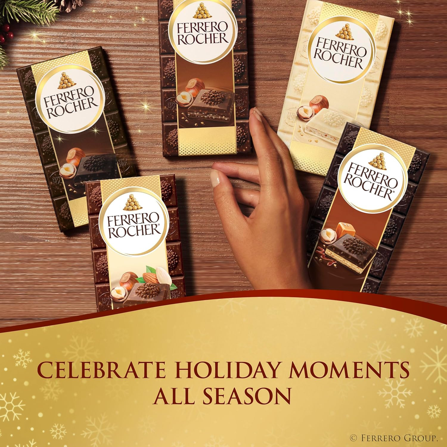 Premium Chocolate Bars, 8 Pack, Milk Chocolate Hazelnut, Luxury Chocolate, In…