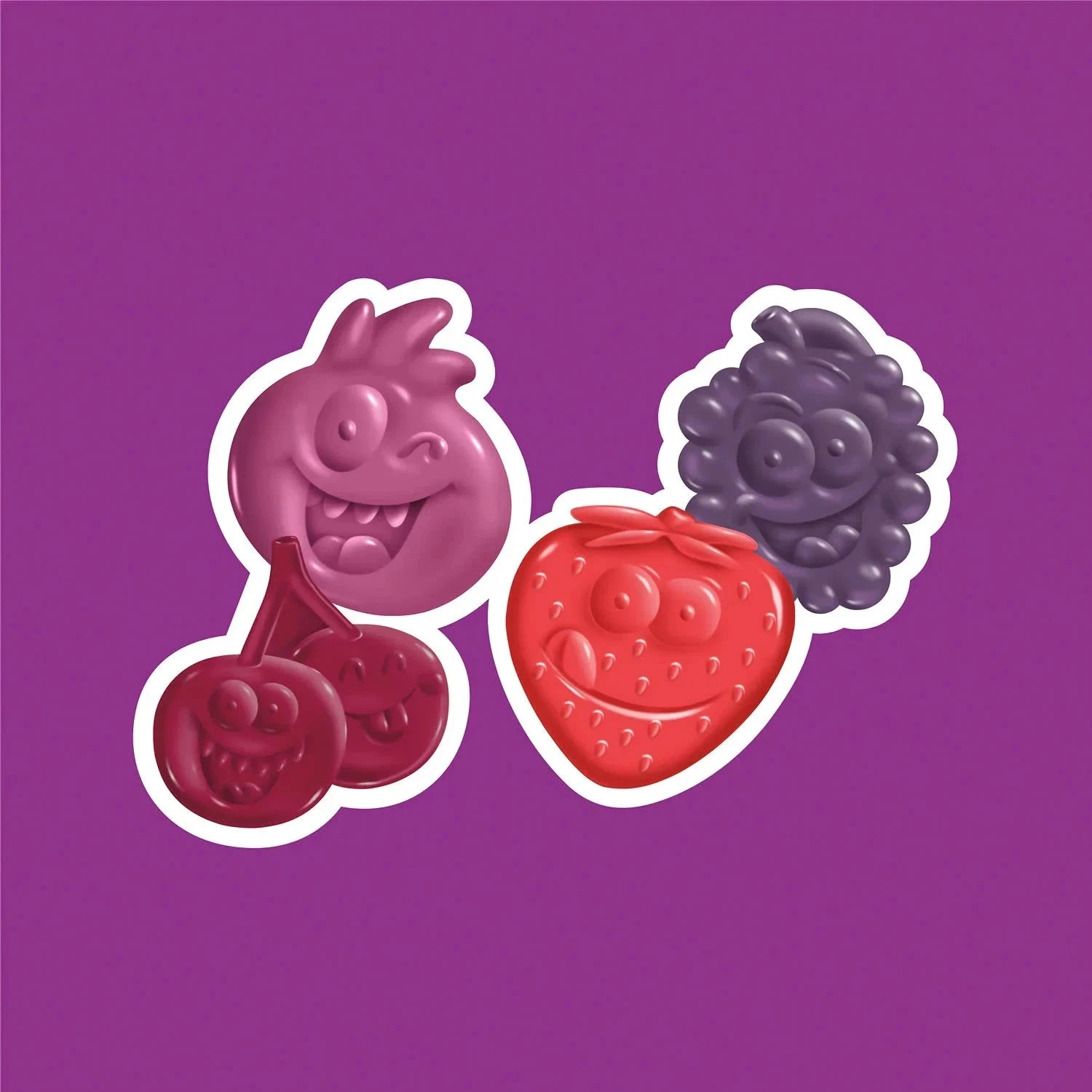 Jolly Rancher Gummies Very Berry Fruit Flavors, 13-Ounce Resealable (Pack of 4)
