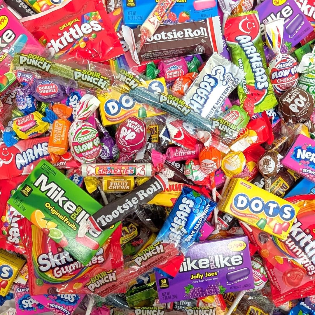 Ultimate Name Brand Candy Variety Pack 8 lb Bulk Candy Individually Wrapped …