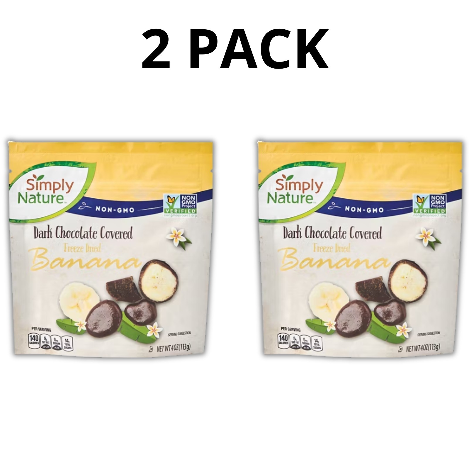 Simply Nature Dark Chocolate Banana, 4 oz – Pack