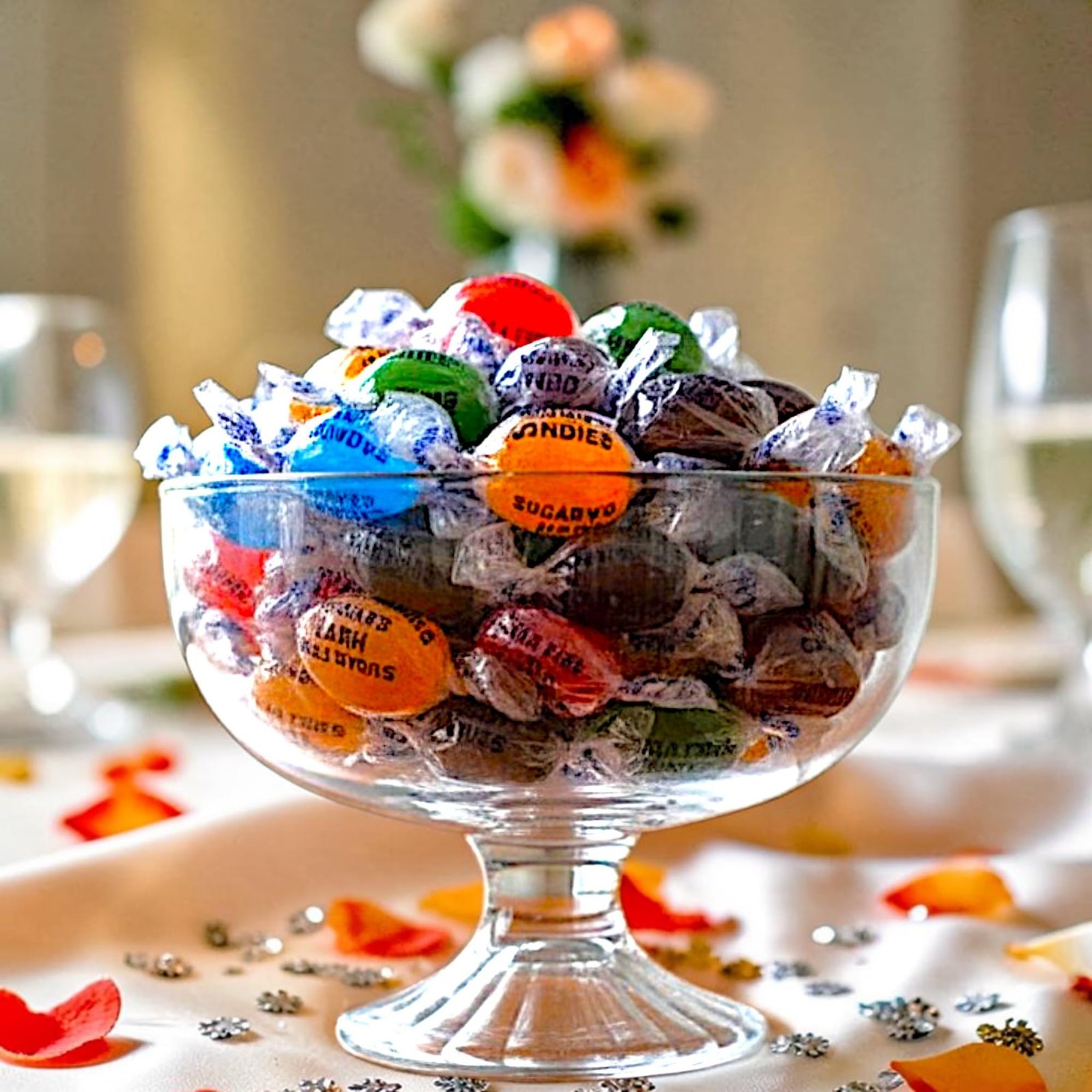 Sugar Free Gourmet Hard Candy – Assorted Fruit Flavors, Keto Friendly, 1.5 lbs,