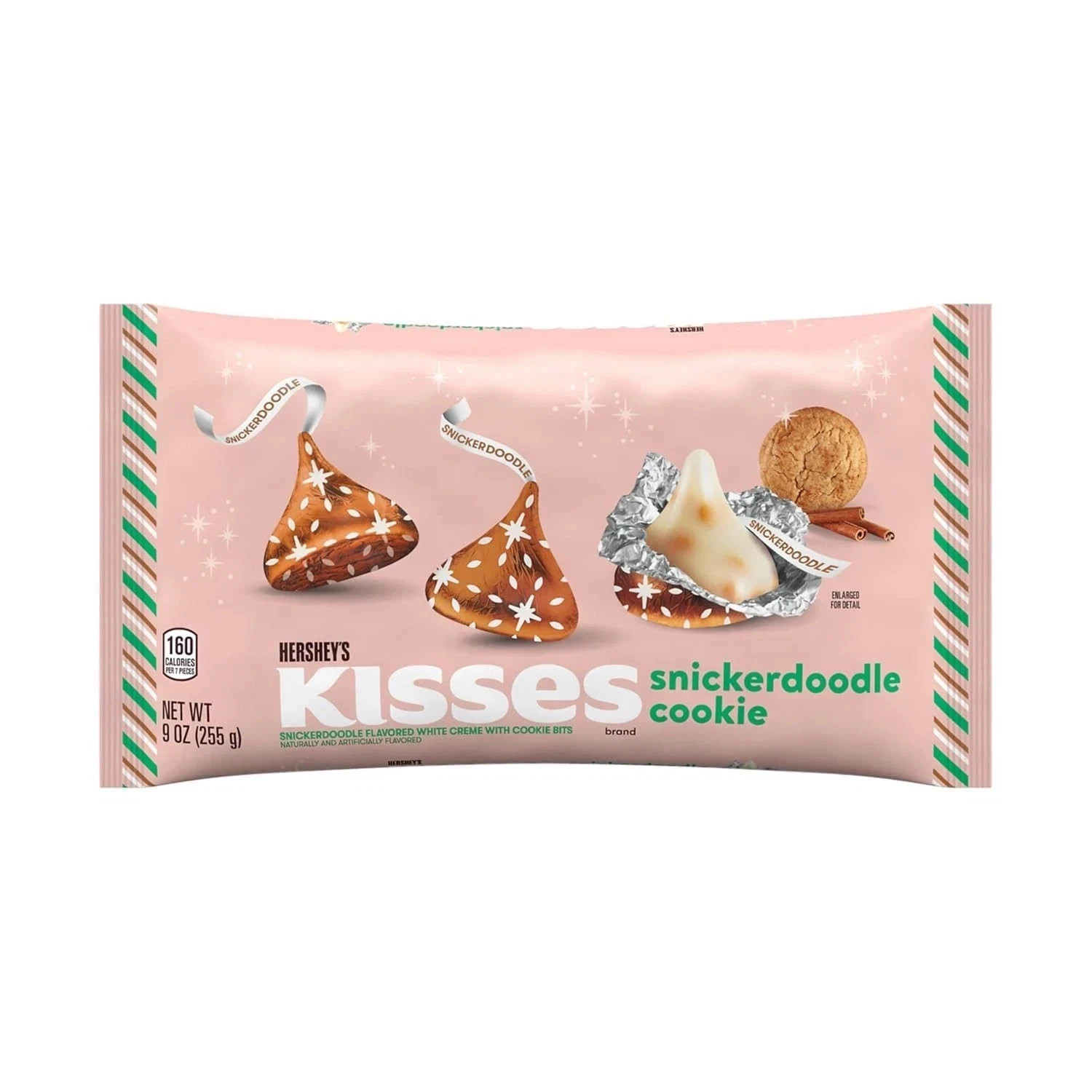 Hershey’s Kisses 9 oz. SNICKERDOODLE COOKIE Bits White Chocolate – BB 9/2026