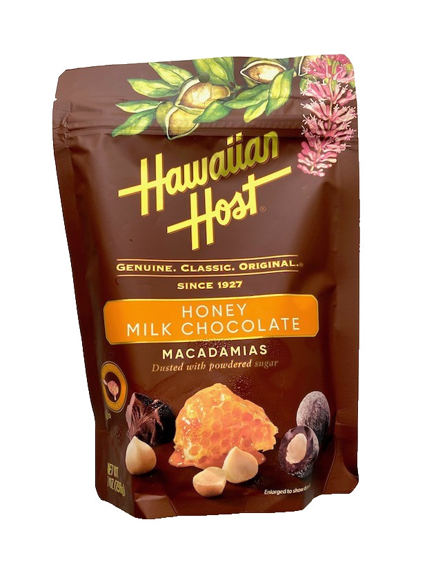 Hawaiian Host Honey Milk Chocolate Macadamia Nuts 7oz 198g NEW