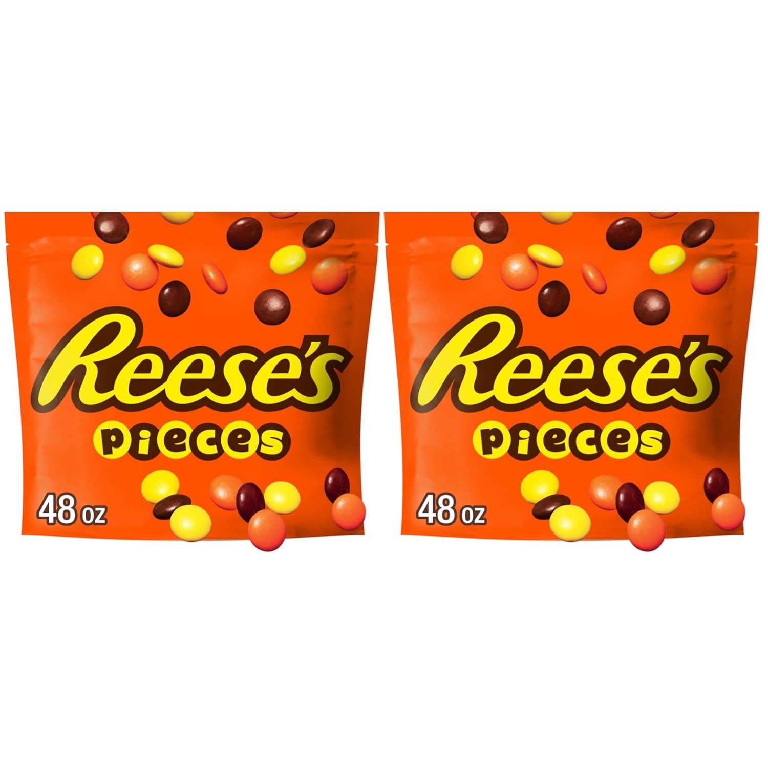 Peanut Butter Pieces Candy, 48 oz x2, Kosher Certified