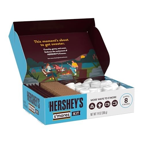 S’mores Kit Milk Chocolate Marshmallow Graham Cracker 14 Oz Box For Camping Home