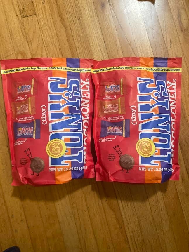 New 2 bags Tiny Tony’s Chocolonely, 15.24 Ounce Assorted Flavors