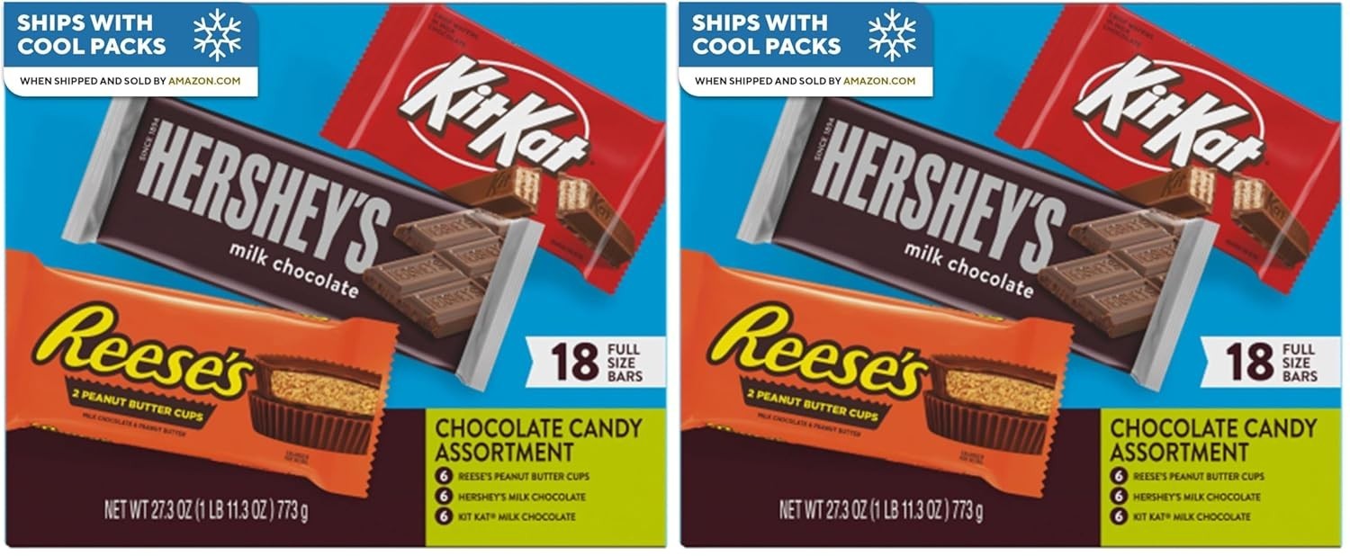 Assorted Milk Chocolate Bars – 36 Count