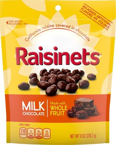 Raisinets Milk Chocolate Covered Raisins – 8oz